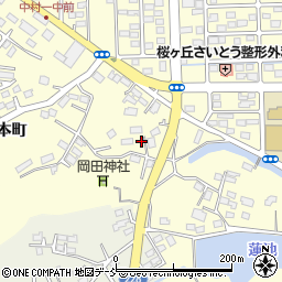 福島県相馬市中村本町37周辺の地図