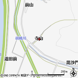 福島県福島市瀬上町寺山周辺の地図
