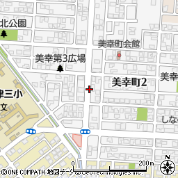 新潟県新潟市秋葉区美幸町3丁目5周辺の地図