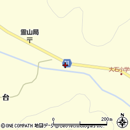 福島県伊達市霊山町大石宮脇48周辺の地図