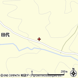 福島県伊達市霊山町大石堰口周辺の地図