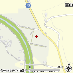 福島県伊達市霊山町中川下川原周辺の地図