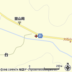 福島県伊達市霊山町大石宮脇49周辺の地図