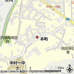 福島県相馬市中村本町128周辺の地図