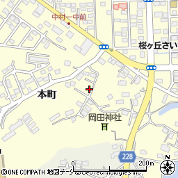 福島県相馬市中村本町107周辺の地図