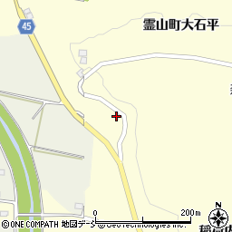 福島県伊達市霊山町大石西ノ入29周辺の地図