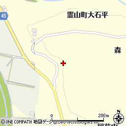 福島県伊達市霊山町大石西ノ入30周辺の地図