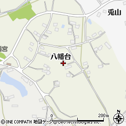 福島県伊達市保原町八幡台周辺の地図