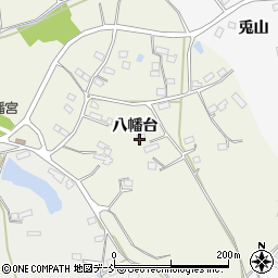 福島県伊達市保原町（八幡台）周辺の地図