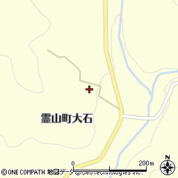 福島県伊達市霊山町大石藤本周辺の地図