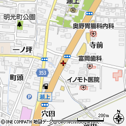 瀬上本町周辺の地図