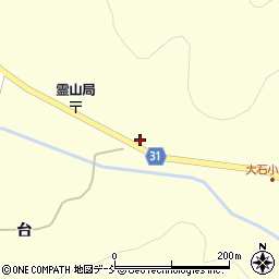 福島県伊達市霊山町大石宮脇52-1周辺の地図