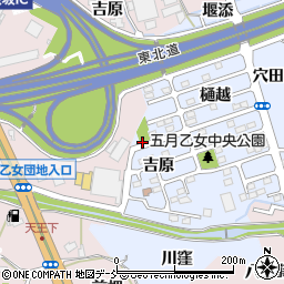 五月乙女北公園周辺の地図