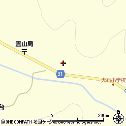 福島県伊達市霊山町大石宮脇86周辺の地図