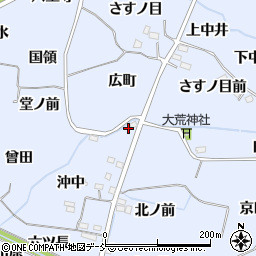 福島県福島市沖高荒神8周辺の地図