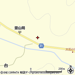 福島県伊達市霊山町大石宮脇53周辺の地図