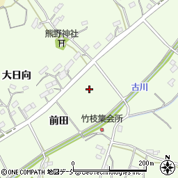 福島県伊達市保原町大柳前田周辺の地図