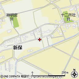 新潟県新潟市西蒲区新保230-2周辺の地図