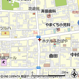福島県相馬市中村荒井町周辺の地図