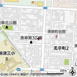 新潟県新潟市秋葉区美幸町3丁目9周辺の地図