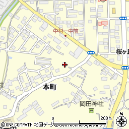 福島県相馬市中村本町115周辺の地図