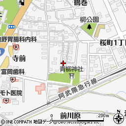 福島県福島市瀬上町（青柳）周辺の地図
