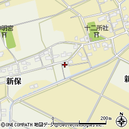 新潟県新潟市西蒲区新保238周辺の地図