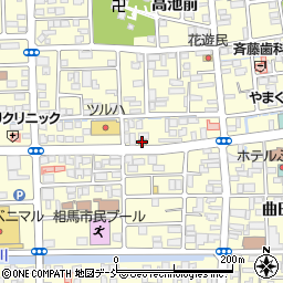 福島日産相馬店周辺の地図