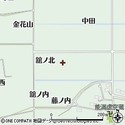 福島県福島市大笹生舘ノ北周辺の地図