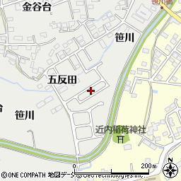 福島県相馬市小野笹川8-10周辺の地図
