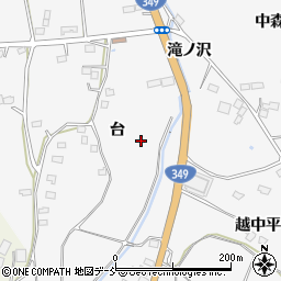 福島県伊達市保原町柱田台周辺の地図