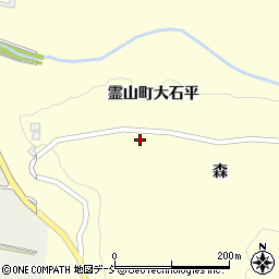福島県伊達市霊山町大石西ノ入19周辺の地図