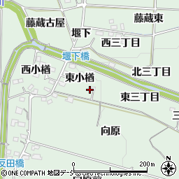 福島県福島市笹谷東小楢7周辺の地図
