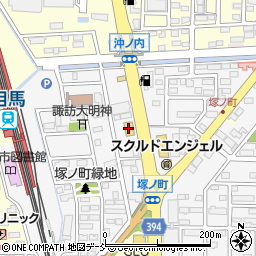 ココス相馬店周辺の地図