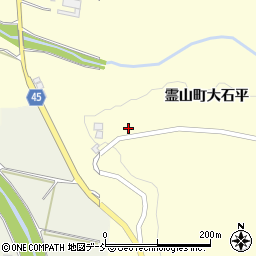 福島県伊達市霊山町大石平31周辺の地図