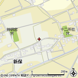 新潟県新潟市西蒲区新保292周辺の地図