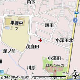 福島県福島市飯坂町平野茂庭田5周辺の地図