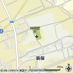 新潟県新潟市西蒲区新保315周辺の地図