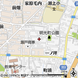 福島県福島市瀬上町（明光町）周辺の地図