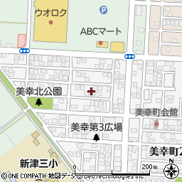 新潟県新潟市秋葉区美幸町3丁目15周辺の地図