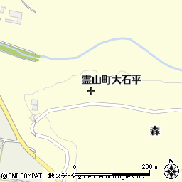福島県伊達市霊山町大石平29周辺の地図
