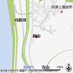 福島県福島市瀬上町前山周辺の地図