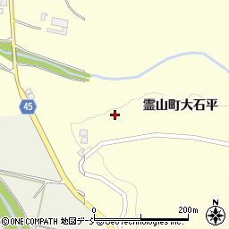 福島県伊達市霊山町大石平28周辺の地図