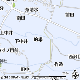 福島県福島市沖高的場周辺の地図