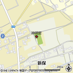 新潟県新潟市西蒲区新保316周辺の地図