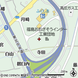 福島県福島市大笹生宮ノ下周辺の地図