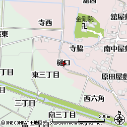 福島県福島市飯坂町平野樋口周辺の地図
