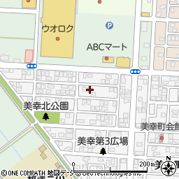 新潟県新潟市秋葉区美幸町3丁目周辺の地図