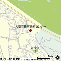 大安寺集落開発センター周辺の地図