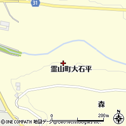 福島県伊達市霊山町大石平7周辺の地図